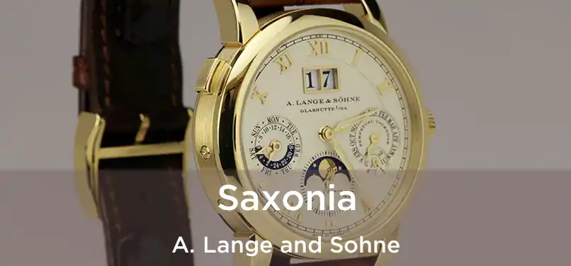  Saxonia A. Lange and Sohne